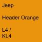 Preview: Jeep, Header Orange, L4 / KL4.